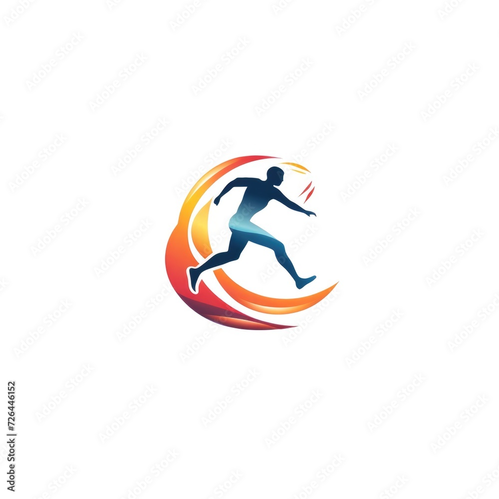 Dynamic Runner in Abstract Motion
