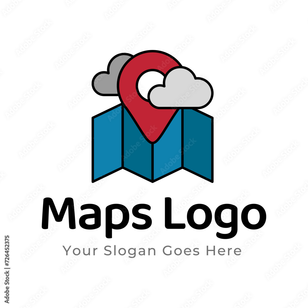 Map Pin Logo Design Element. Map pin location icon logo design Map Pin Logo Design Element. Map pin location icon logo design