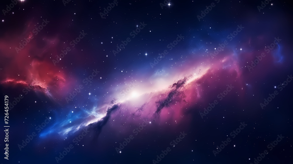 Cosmic illustration showing vibrant cosmic background