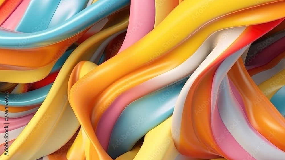 Vibrant Colorful Abstract Waves Dynamic Artistic Design. Vibrant Colorful Abstract Waves Dynamic Artistic Design.
