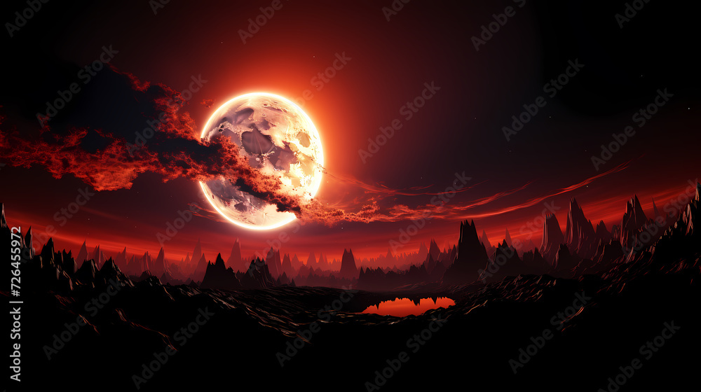 Cosmic illustration showing vibrant cosmic background Cosmic illustration showing vibrant cosmic background
