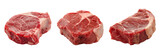 raw meat isolated on transparent background