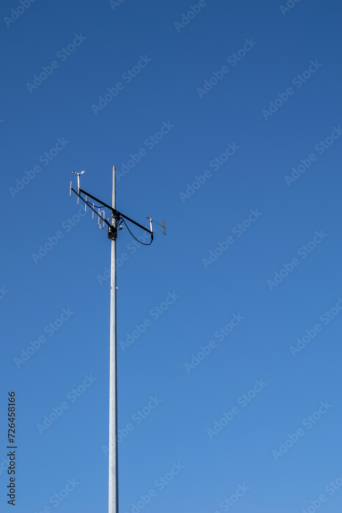 weather station on a clear day