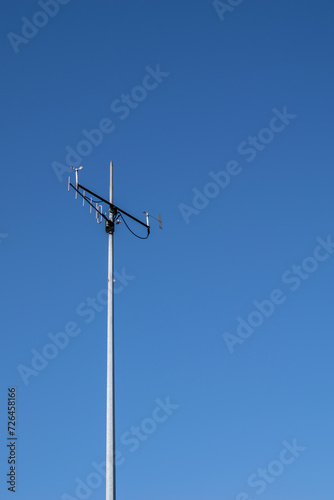 weather station on a clear day