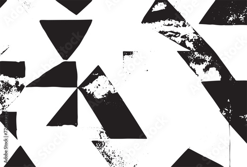 Tribal Illustration. Splash Tie Pattern. Brushes. Borders. White Abstract Graffiti Wall. Ethnic.