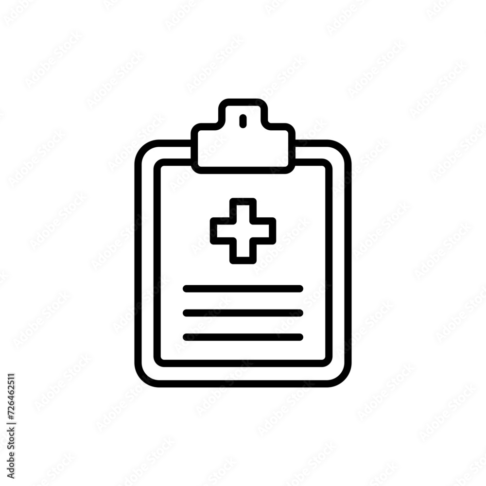 Clipboard outline icons, minimalist vector illustration ,simple transparent graphic element .Isolated on white background Clipboard outline icons, minimalist vector illustration ,simple transparent graphic element .Isolated on white background