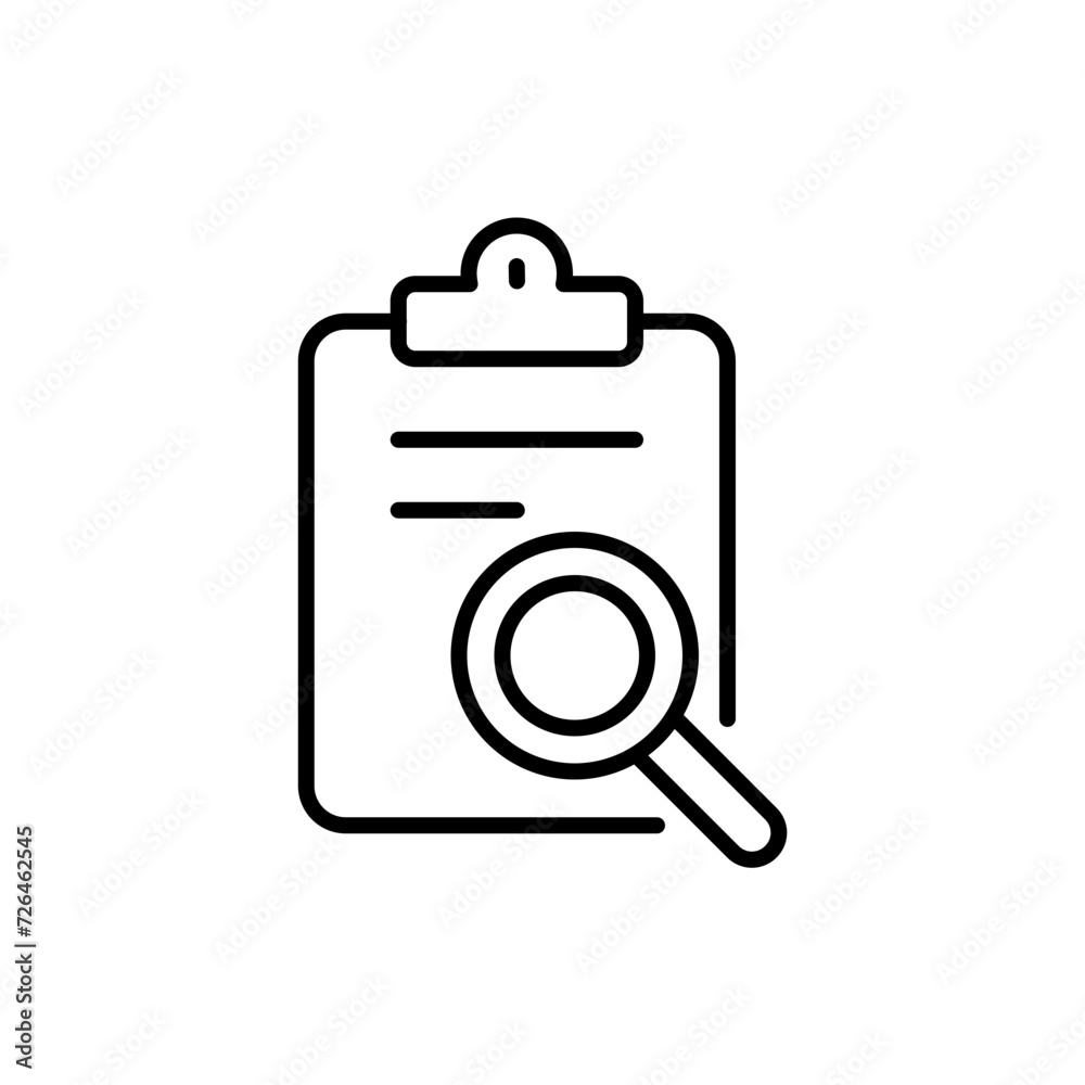 Clipboard outline icons, minimalist vector illustration ,simple transparent graphic element .Isolated on white background Clipboard outline icons, minimalist vector illustration ,simple transparent graphic element .Isolated on white background