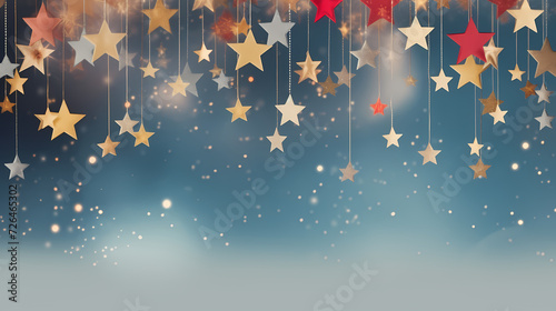 Festive decoration background  template for holidays and celebrations