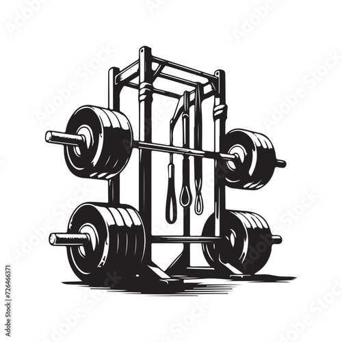 Crossfit Equipment Vector