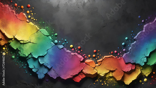Abstract background, decorative plaster, cement wall, colored stucco on the wall.