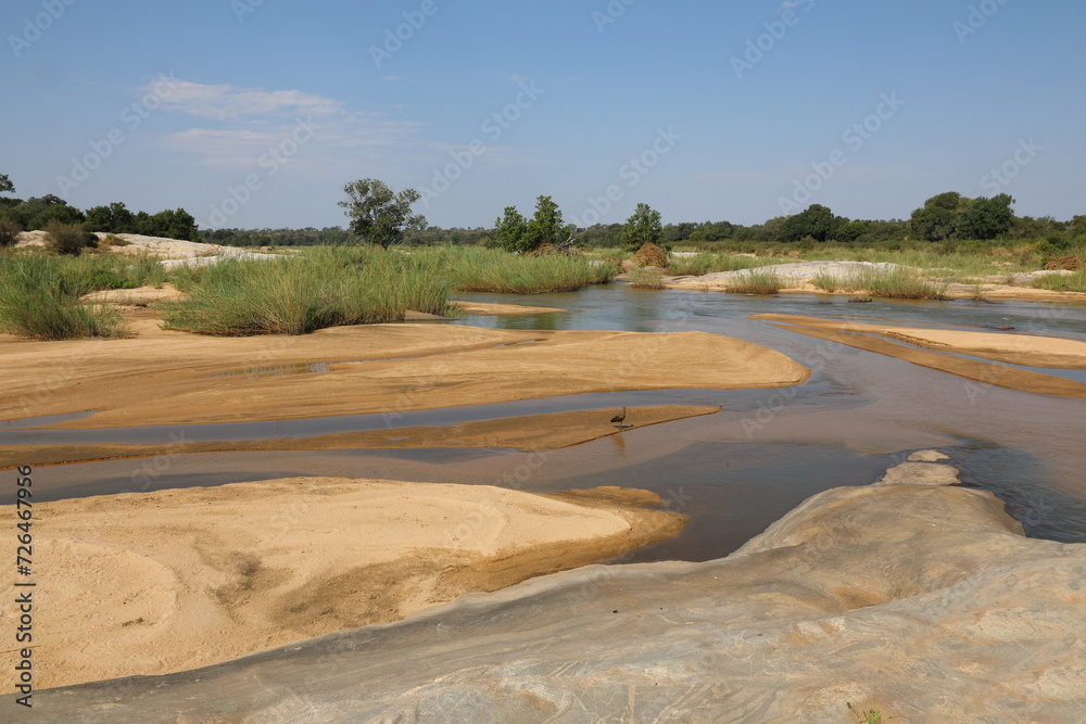 Afrikanischer Busch - Krügerpark - Sand River / African Bush - Kruger Park - Sand River / Afrikanischer Busch - Krügerpark - Sand River / African Bush - Kruger Park - Sand River /