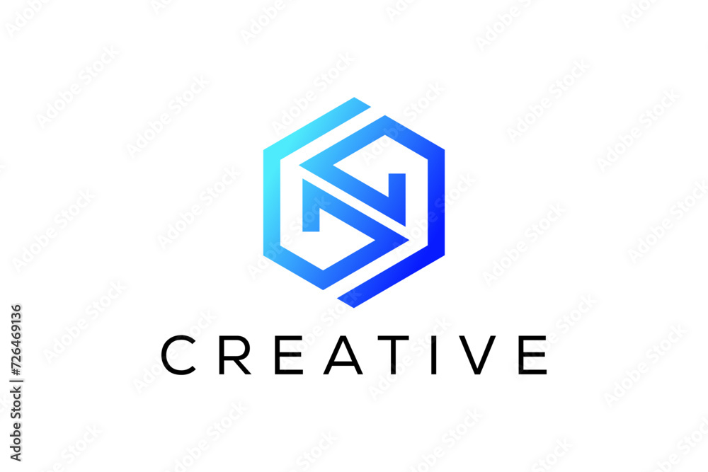 Letter G GG S Hexagonal Logo Logos Design Letter G GG S Hexagonal Logo Logos Design