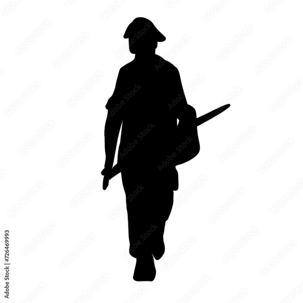 silhouette of a cowboy silhouette of a cowboy