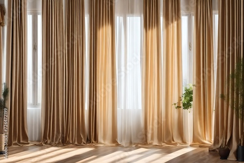 columns and curtains