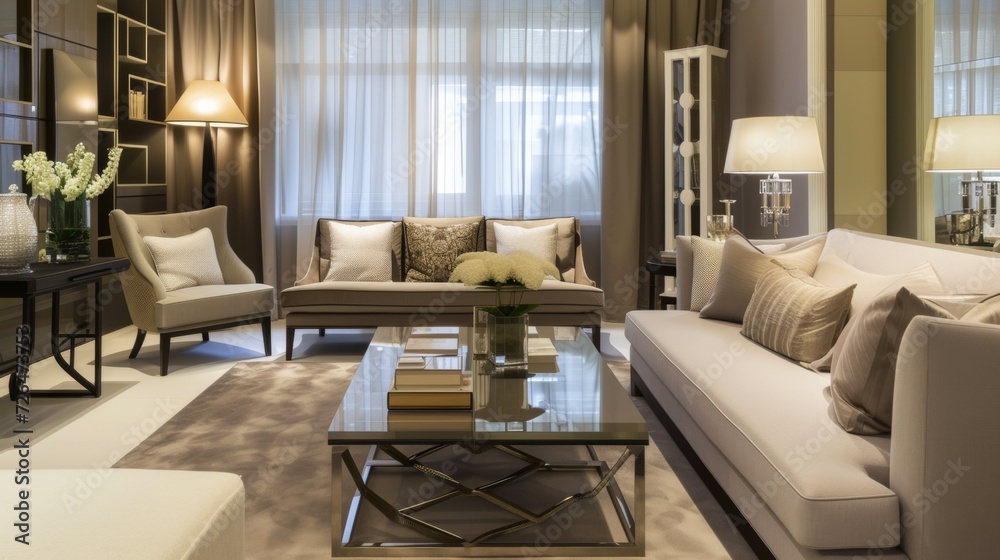 Modern Luxury Living Room Interior