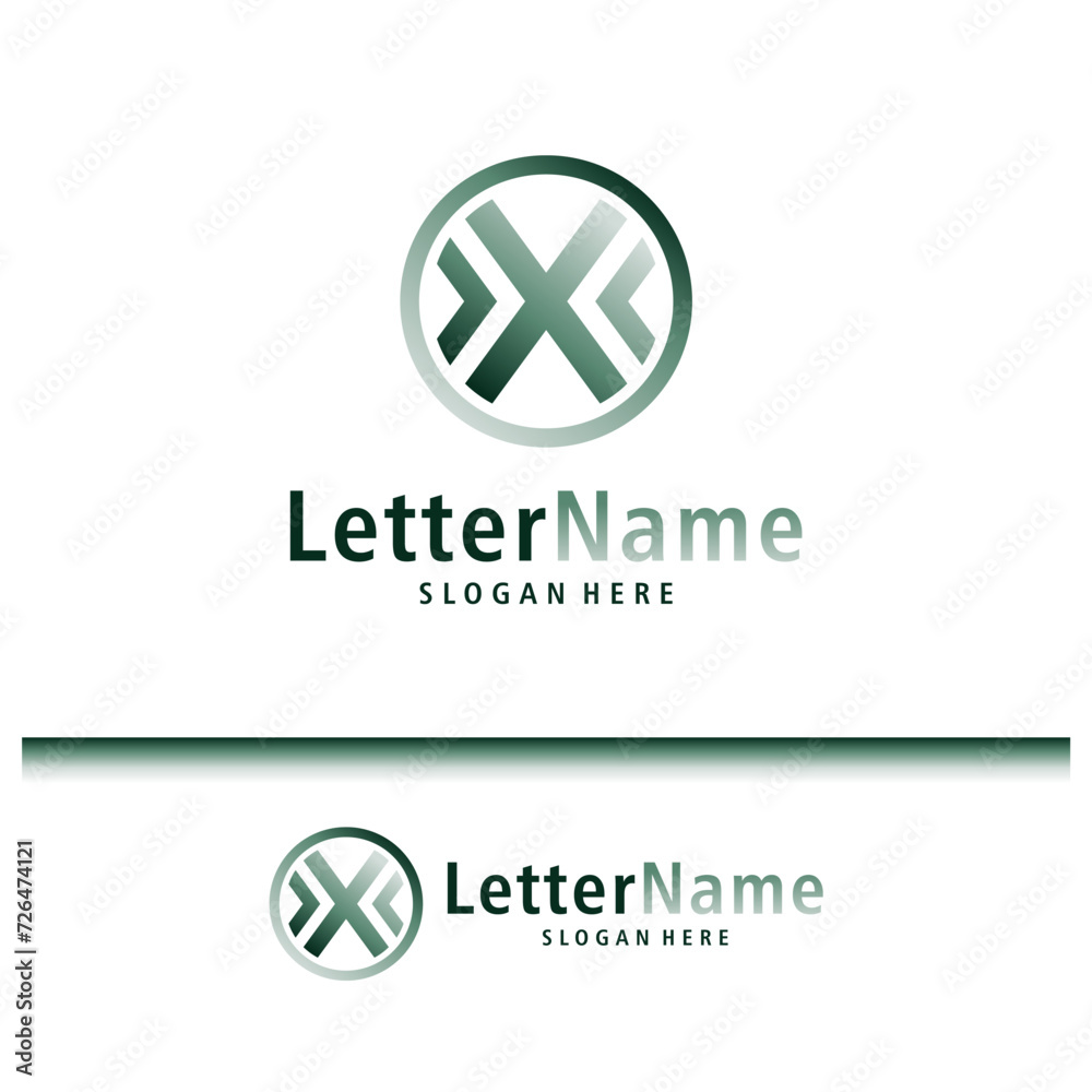 Modern letter X logo design vector. Creative X logo concepts template Modern letter X logo design vector. Creative X logo concepts template