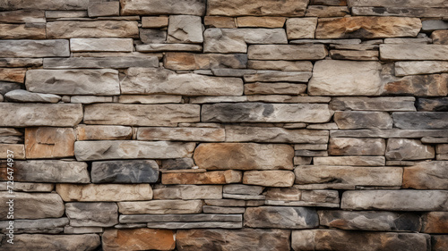 Medieval Stone Wall with Textured Surface