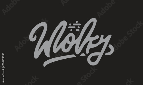 Wolfy Logo | Typography logo | wolf Logo 