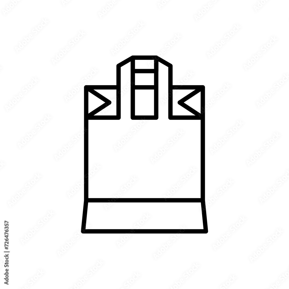 Shopping bag outline icons, minimalist vector illustration ,simple transparent graphic element .Isolated on white background Shopping bag outline icons, minimalist vector illustration ,simple transparent graphic element .Isolated on white background