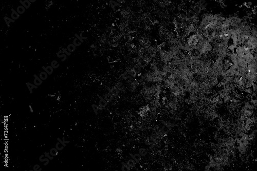 Old black background. Grunge texture. Dark wallpaper. Blackboard  Chalkboard  room Wall.