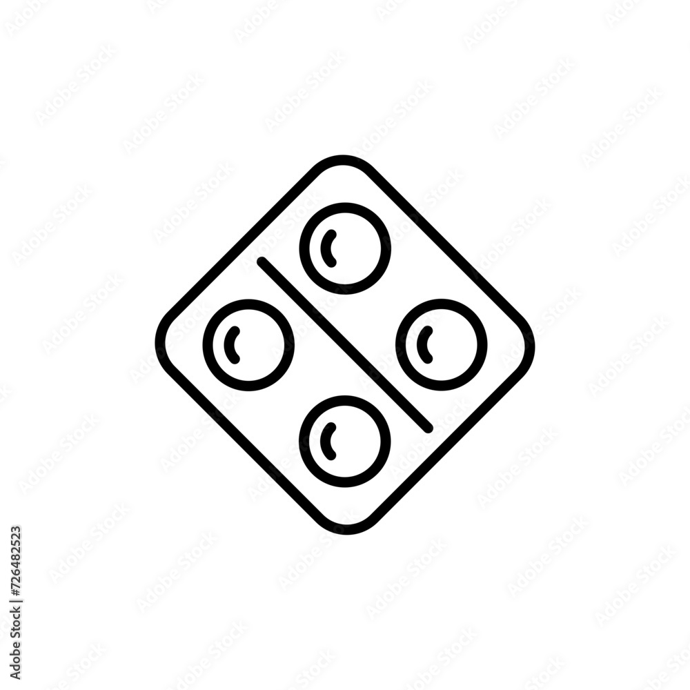 Pill tablet outline icons, minimalist vector illustration ,simple transparent graphic element .Isolated on white background Pill tablet outline icons, minimalist vector illustration ,simple transparent graphic element .Isolated on white background