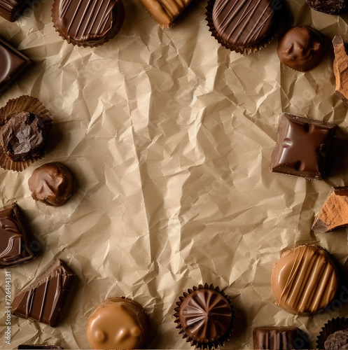 chocolate frame