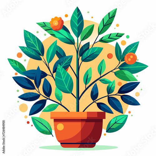 plant herb houseplant room plant vector flower seedling grass greenery perennial sprout