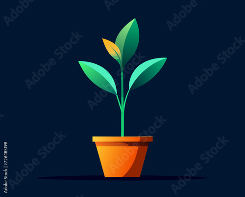 plant herb houseplant room plant vector flower seedling grass greenery perennial sprout