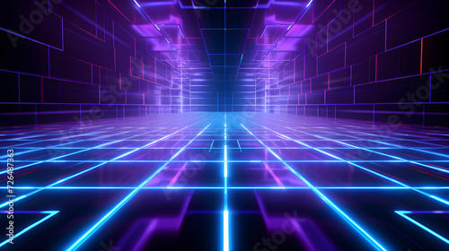 abstract neon futuristic background