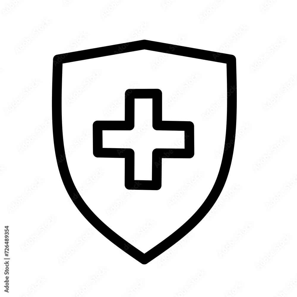 health protection icon vector on white background health protection icon vector on white background