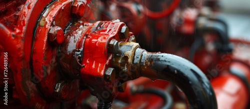 Fire hose leaks caused by frequent usage and high engine pump pressure.
