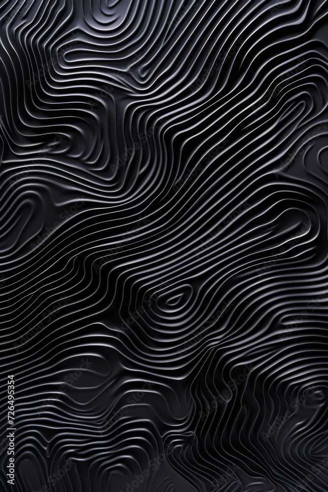 A black and deep gray striped wallpaper.