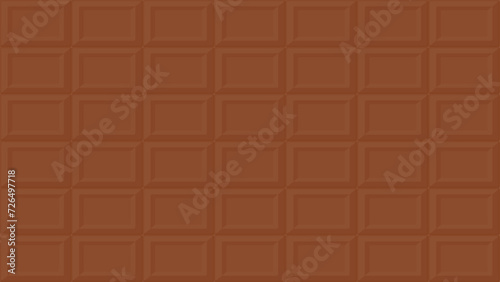 茶色の板チョコの背景素材 - スイーツ･お菓子作り･バレンタインデーのイメージ - 16:9
