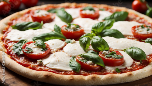 bruschetta with tomato and mozzarella