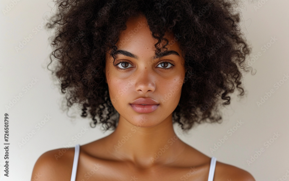 Close-up Portrait of Person Wearing Bra