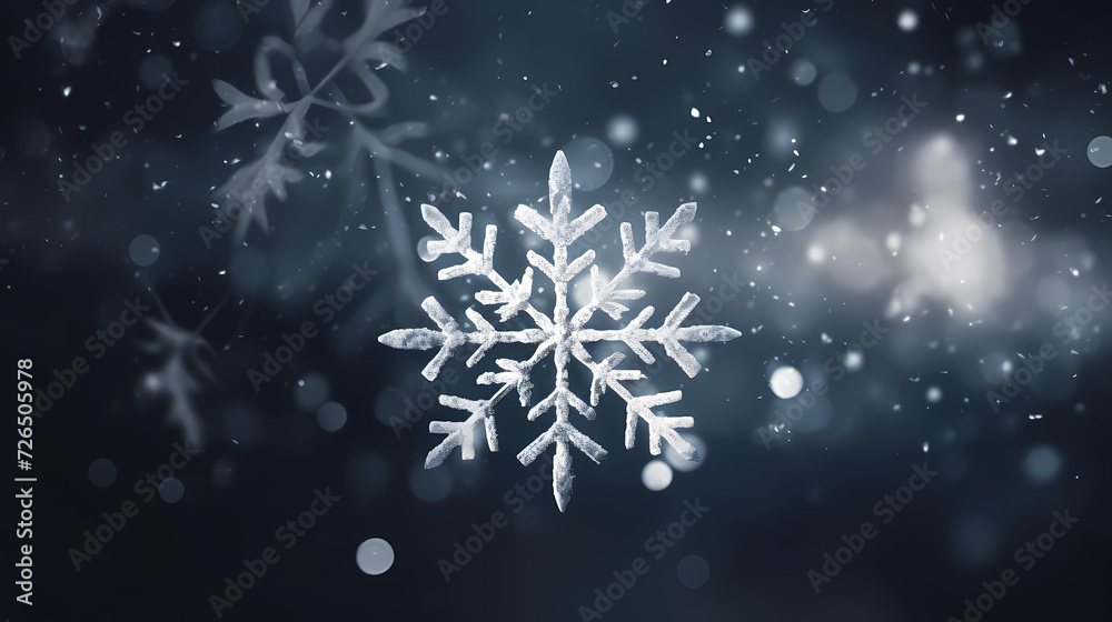 Beautiful winter Christmas glowing background with falling snowflakes, winter background Beautiful winter Christmas glowing background with falling snowflakes, winter background