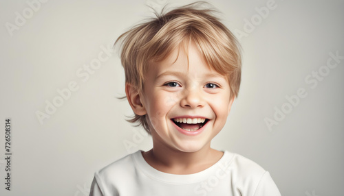 portrait of a happy smile child