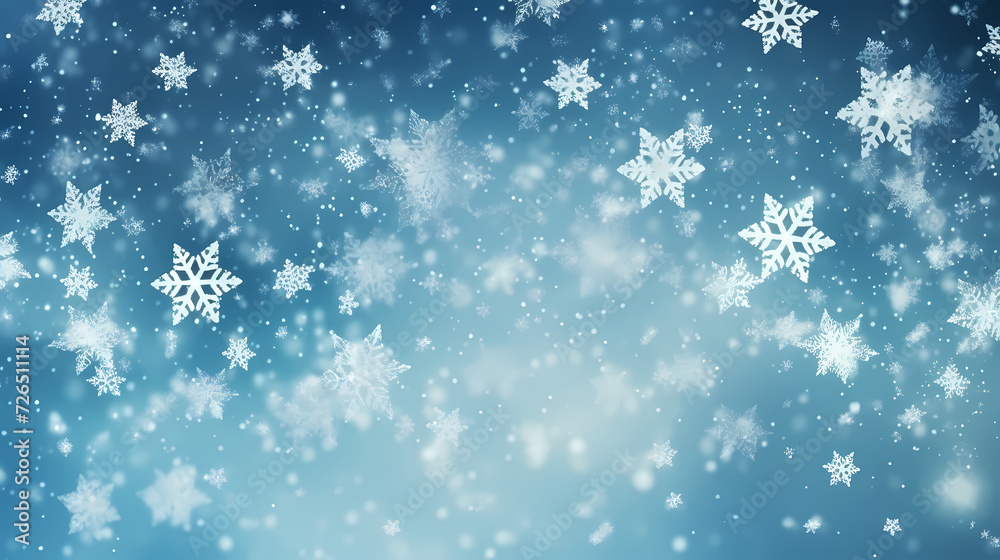 Snowflake background, snowflake border, winter holiday background, soft colors and dreamy atmosphere Snowflake background, snowflake border, winter holiday background, soft colors and dreamy atmosphere