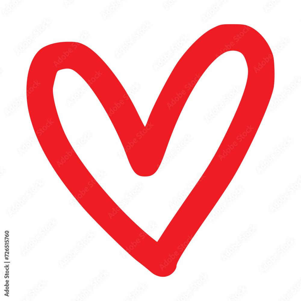 Red Heart icon. Line heart shape. Simple heart icon. Vector set of love symbols. Red hearts collection isolated on transparent background Red Heart icon. Line heart shape. Simple heart icon. Vector set of love symbols. Red hearts collection isolated on transparent background