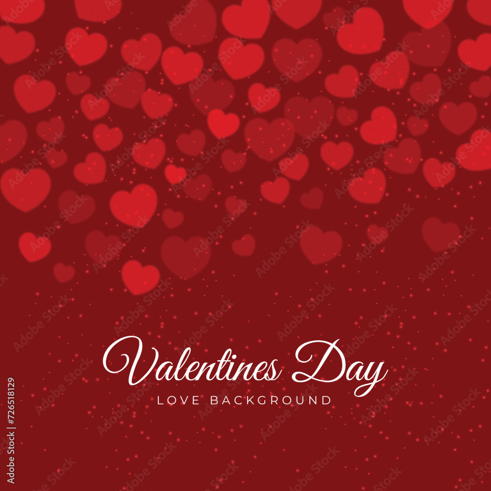 a vector template of valentines day background design or post design