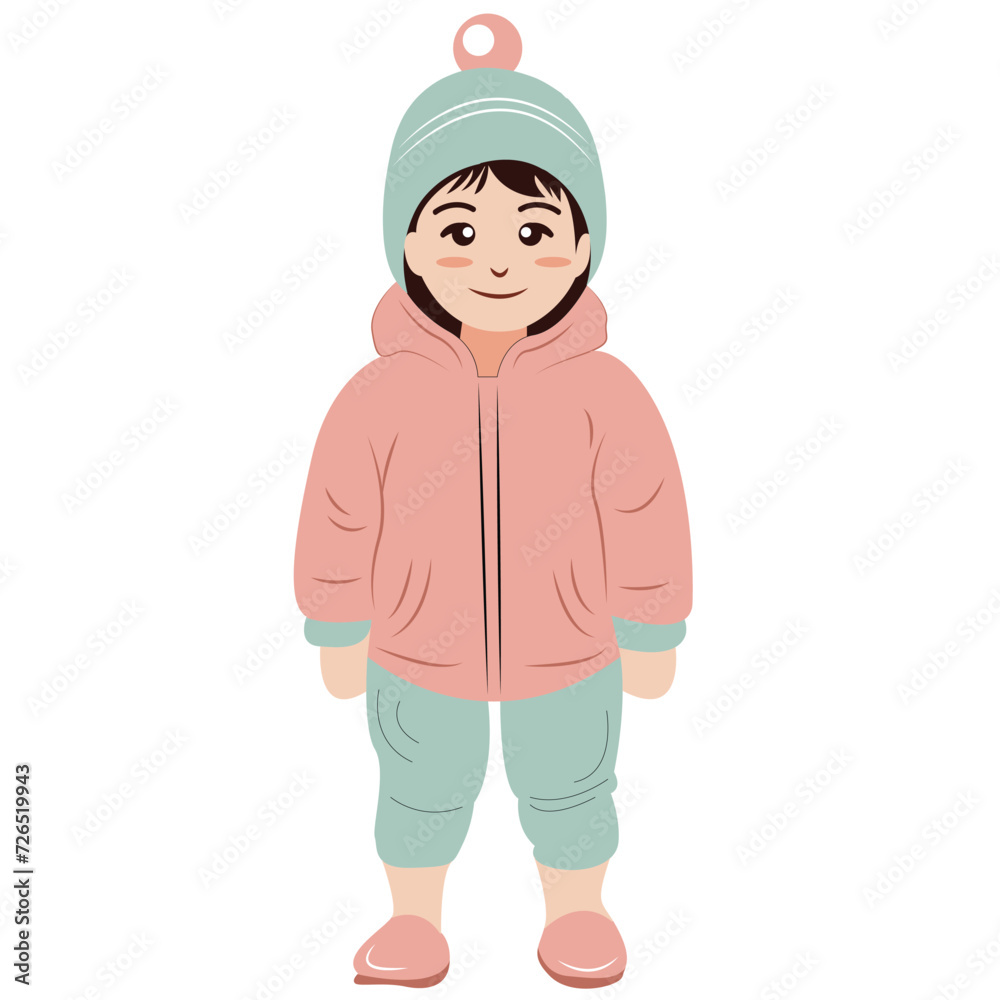 cute toddler in style AI generative cute toddler in style AI generative