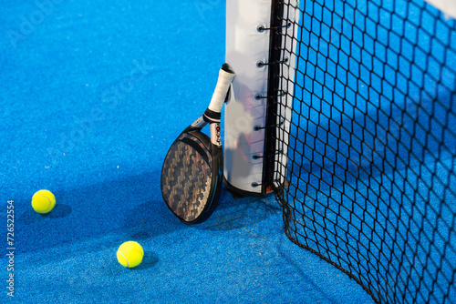 Padel Blue Net Court Tennis