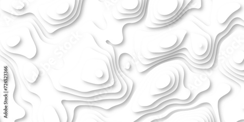  3d render, abstract white paper background. Paper cut vector art background banner texture. multi layer cutout geometric pattern on vector, Abstract soft white background with waves.