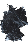 outline map of germany in black