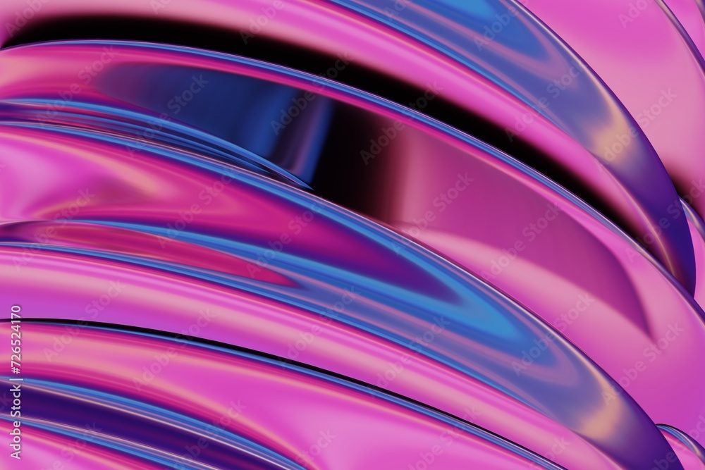 Fototapeta premium An abstract swirl object, artistically twisting, creating a mesmerizing, fluid visual..