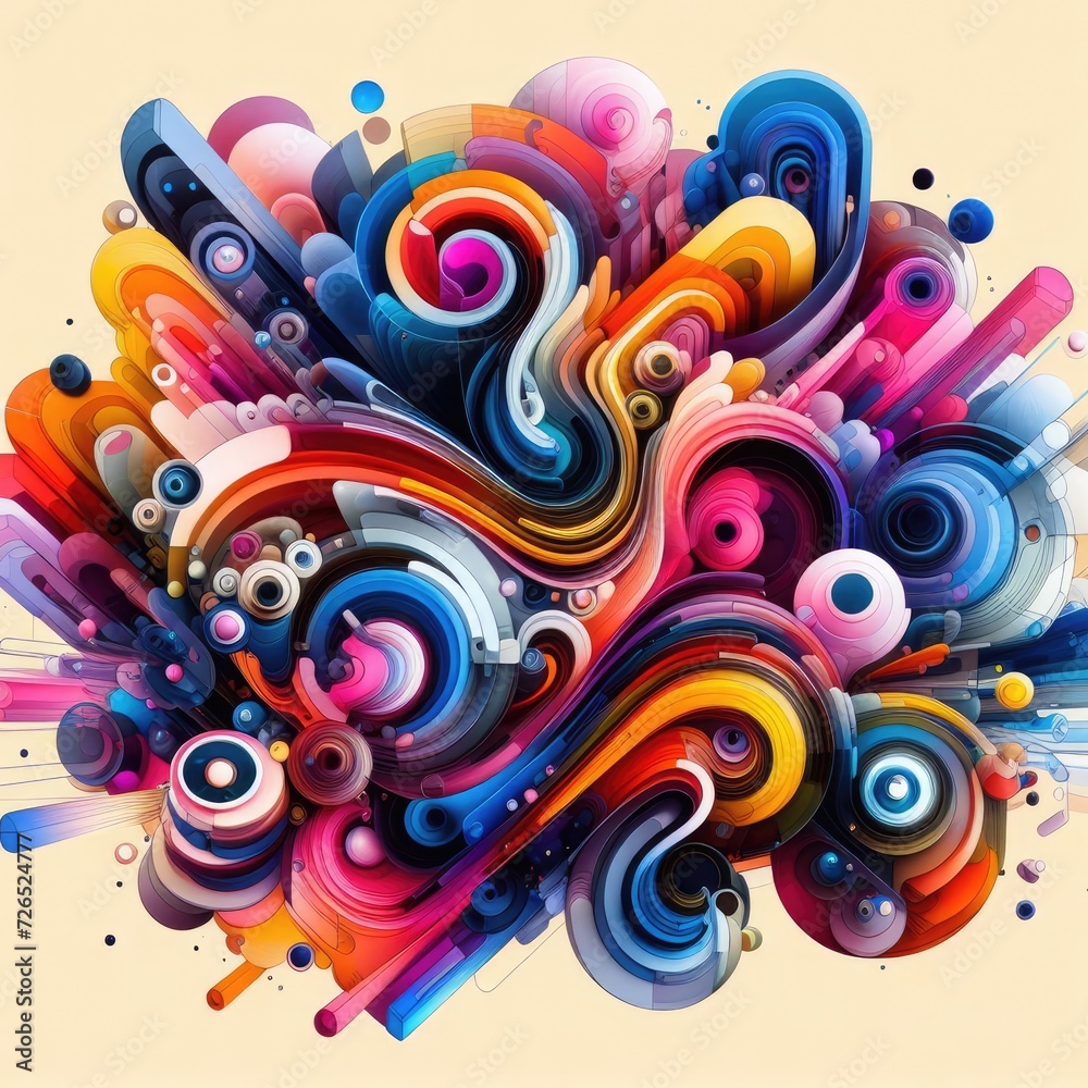 Abstract background generative AI Abstract background generative AI