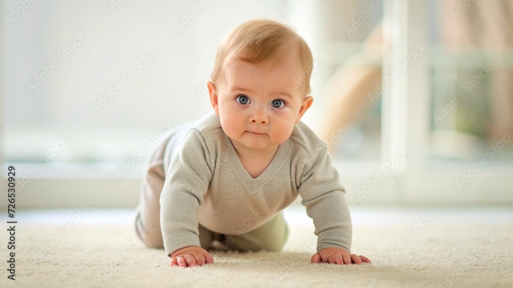 crawling baby boy indoors crawling baby boy indoors