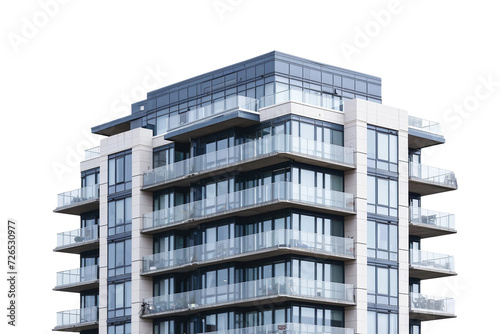 Building Isolated on Transparent Background photo