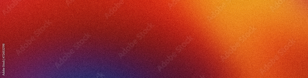 Fototapeta premium Grainy color gradient wave background, color banner poster cover abstract design, copy space