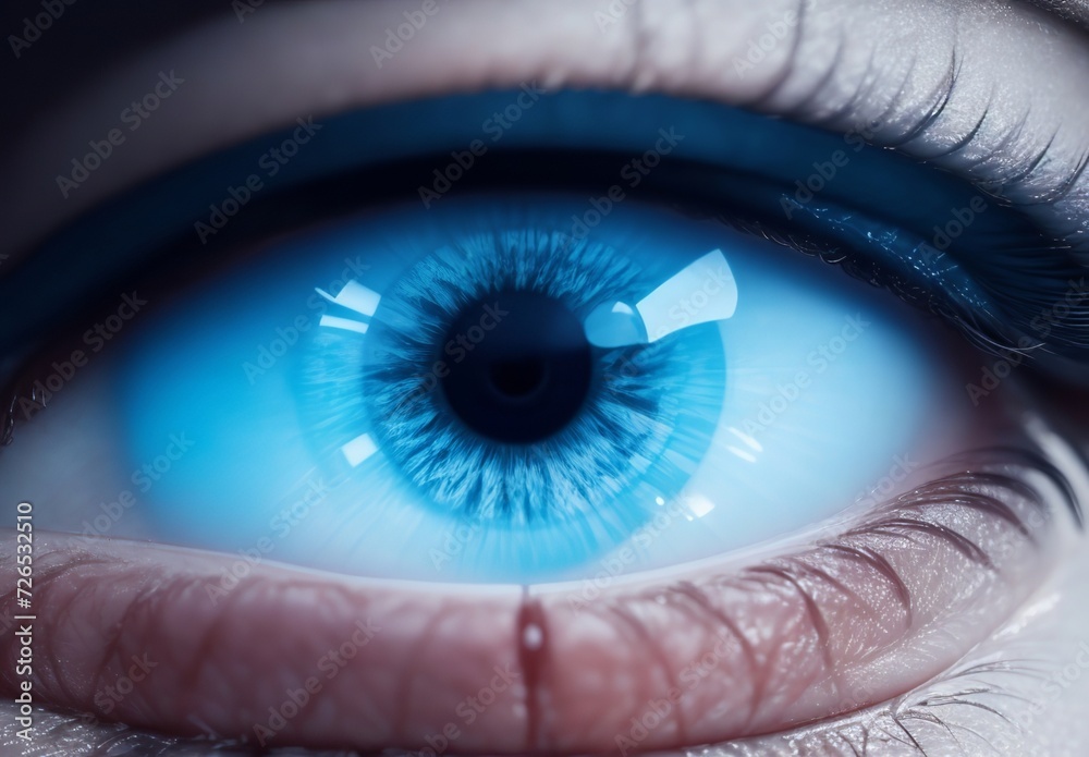 Naklejka premium blue eye